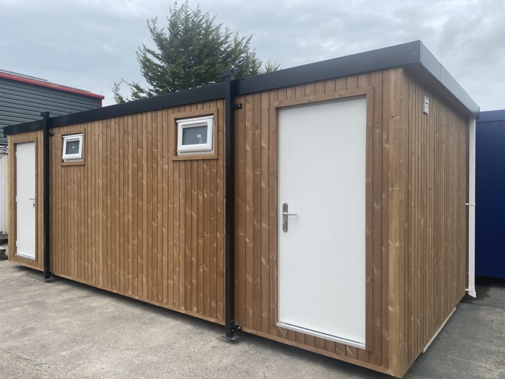 NEW 24 x 10ft cabin finished in Thermowood