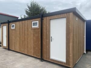 NEW 24 x 10ft cabin finished in Thermowood